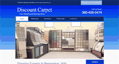 Desktop Screenshot of discountcarpetnw.com